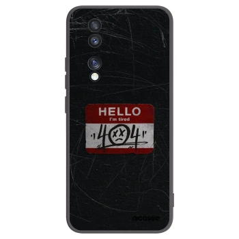 Picasee silikonový černý obal pro Honor 70 - HELLO 404