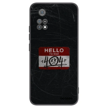 Picasee silikonový černý obal pro Xiaomi Poco M4 Pro - HELLO 404
