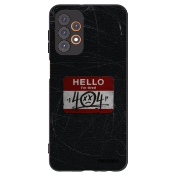 Picasee silikonový černý obal pro Samsung Galaxy A23 A236B 5G - HELLO 404