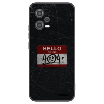 Picasee silikonový černý obal pro Xiaomi Poco X5 - HELLO 404