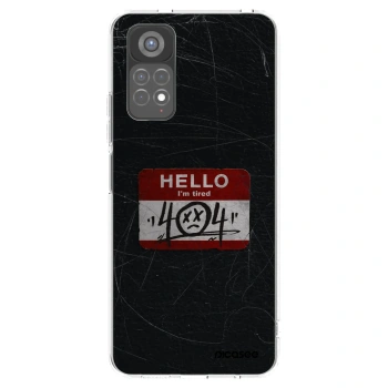 Picasee silikonový průhledný obal pro Xiaomi Redmi Note 11S 5G - HELLO 404