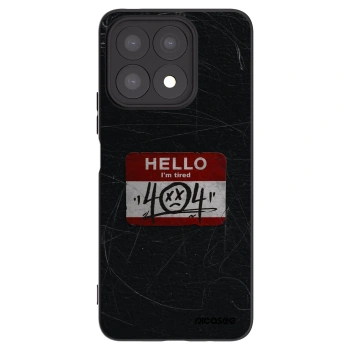Picasee silikonový černý obal pro Honor X8a - HELLO 404
