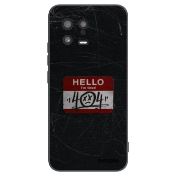 Picasee silikonový černý obal pro Xiaomi 13 - HELLO 404