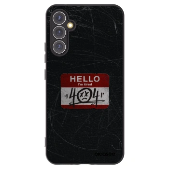 Picasee silikonový černý obal pro Samsung Galaxy A34 5G A346B - HELLO 404