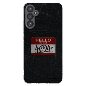 Picasee silikonový průhledný obal pro Samsung Galaxy A34 5G A346B - HELLO 404