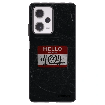 Picasee silikonový černý obal pro Xiaomi Redmi Note 12 Pro+ 5G - HELLO 404