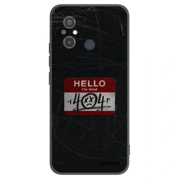 Picasee silikonový černý obal pro Xiaomi Redmi 12C - HELLO 404