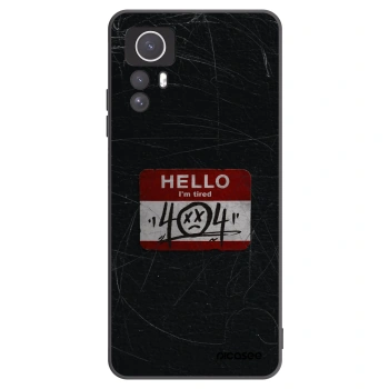 Picasee silikonový černý obal pro Xiaomi Redmi Note 12S - HELLO 404