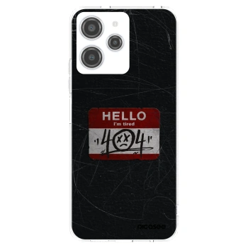 Picasee silikonový průhledný obal pro Xiaomi Redmi 12 4G - HELLO 404