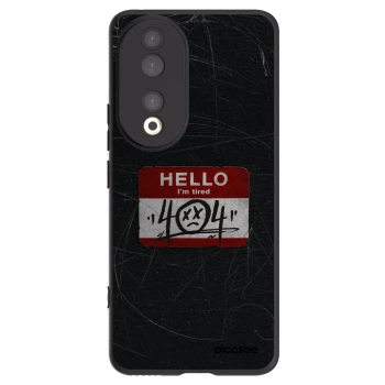Picasee silikonový černý obal pro Honor 90 5G - HELLO 404