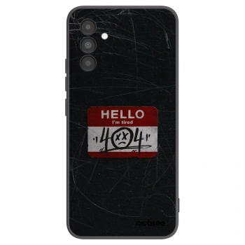 Picasee silikonový černý obal pro Samsung Galaxy A04s A047F - HELLO 404