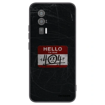 Picasee silikonový černý obal pro Xiaomi Poco F5 Pro 5G - HELLO 404