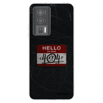 Picasee silikonový průhledný obal pro Xiaomi Poco F5 Pro 5G - HELLO 404