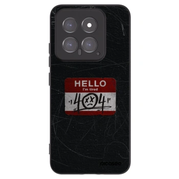 Picasee silikonový černý obal pro Xiaomi 14 - HELLO 404