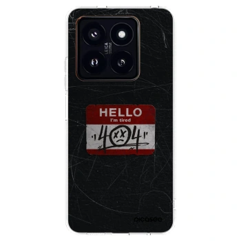 Picasee silikonový průhledný obal pro Xiaomi 14 Pro - HELLO 404