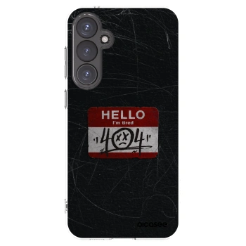 Picasee silikonový průhledný obal pro Samsung Galaxy S23 FE S711B - HELLO 404