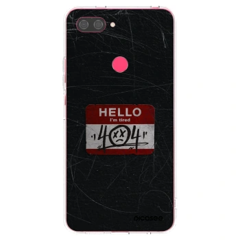 Picasee silikonový průhledný obal pro Xiaomi Mi 8 Lite - HELLO 404
