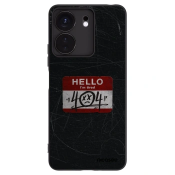 Picasee silikonový černý obal pro Xiaomi Redmi 13C 4G - HELLO 404
