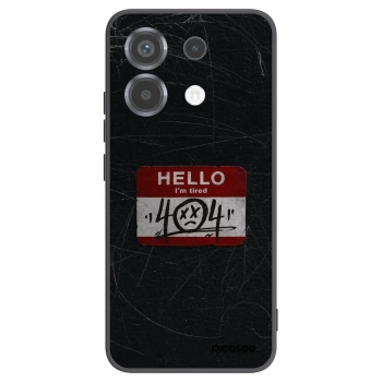 Picasee silikonový černý obal pro Xiaomi Poco X6 - HELLO 404