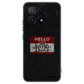 Picasee silikonový černý obal pro Xiaomi Poco X6 Pro - HELLO 404