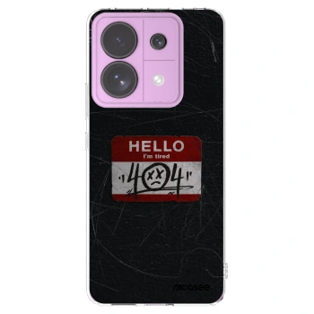 Picasee silikonový průhledný obal pro Xiaomi Redmi Note 13 Pro 5G - HELLO 404