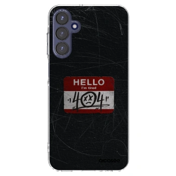Picasee silikonový průhledný obal pro Samsung Galaxy A15 A155F 4G - HELLO 404