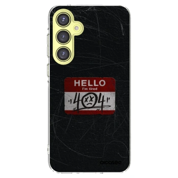 Picasee silikonový průhledný obal pro Samsung Galaxy A35 5G A356B - HELLO 404