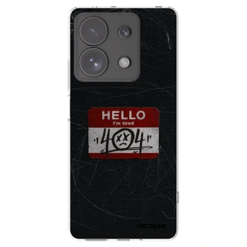 Picasee silikonový průhledný obal pro Xiaomi Redmi Note 13 Pro 4G - HELLO 404