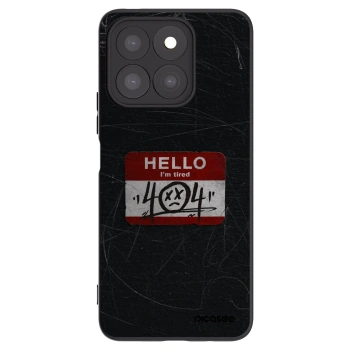 Picasee silikonový černý obal pro Honor X8b - HELLO 404