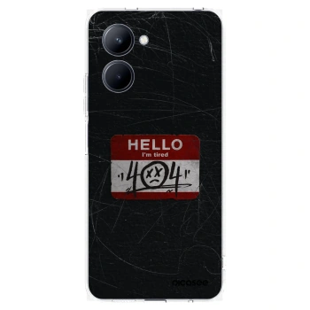 Picasee silikonový průhledný obal pro Realme C33 (2023) - HELLO 404