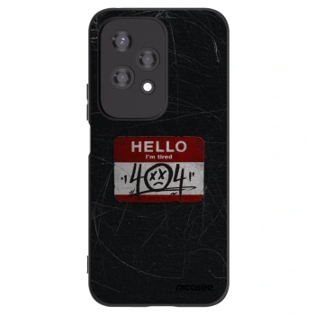 Picasee silikonový černý obal pro Honor 200 Lite - HELLO 404
