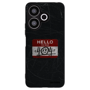Picasee silikonový černý obal pro Xiaomi Redmi 13 4G - HELLO 404