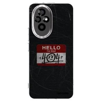 Picasee silikonový průhledný obal pro Honor 200 5G - HELLO 404