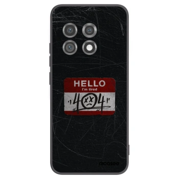 Picasee silikonový černý obal pro OnePlus 11 5G - HELLO 404