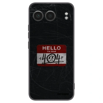 Picasee silikonový černý obal pro OnePlus Nord 4 - HELLO 404