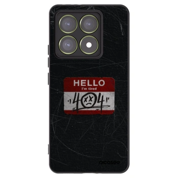 Picasee silikonový černý obal pro Xiaomi 14T - HELLO 404