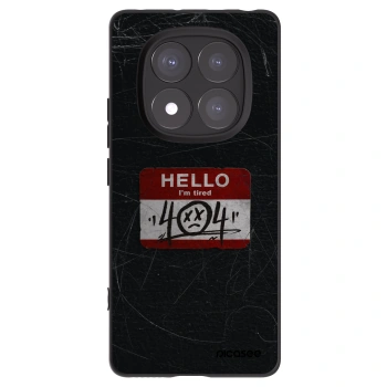Picasee silikonový černý obal pro Xiaomi Redmi Note 14 Pro 5G - HELLO 404