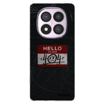Picasee silikonový průhledný obal pro Xiaomi Redmi Note 14 Pro 5G - HELLO 404