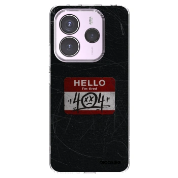 Picasee silikonový průhledný obal pro Xiaomi Redmi Note 14 5G - HELLO 404