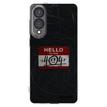 Picasee silikonový průhledný obal pro Samsung Galaxy S25 Edge 5G - HELLO 404