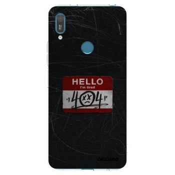 Picasee silikonový průhledný obal pro Huawei Y7 2019 - HELLO 404
