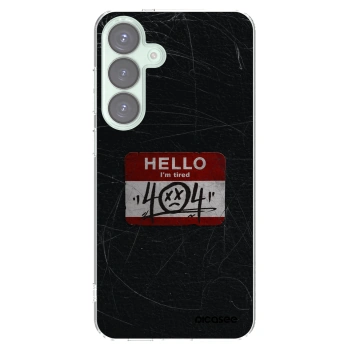 Picasee silikonový průhledný obal pro Samsung Galaxy S25+ 5G - HELLO 404