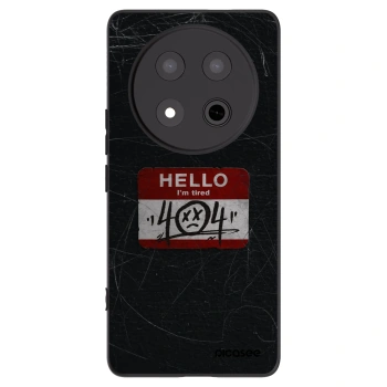 Picasee silikonový černý obal pro Honor Magic7 Lite 5G - HELLO 404