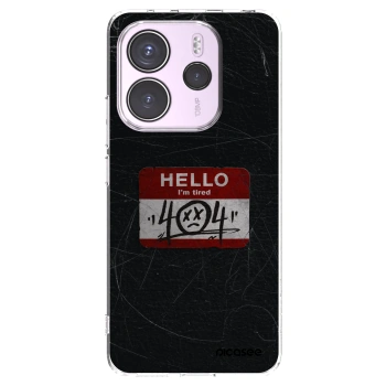Picasee silikonový průhledný obal pro Xiaomi Redmi Note 14 4G - HELLO 404