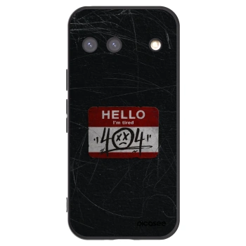 Picasee silikonový černý obal pro Google Pixel 9 - HELLO 404