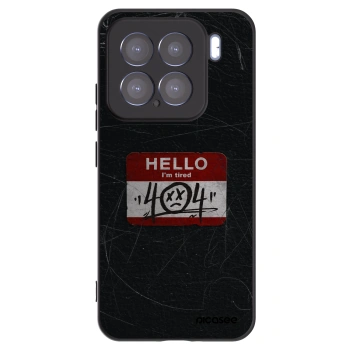 Picasee silikonový černý obal pro Xiaomi 15 - HELLO 404