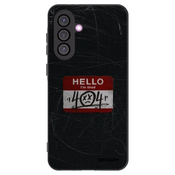 Picasee silikonový černý obal pro Samsung Galaxy A56 5G A566B - HELLO 404