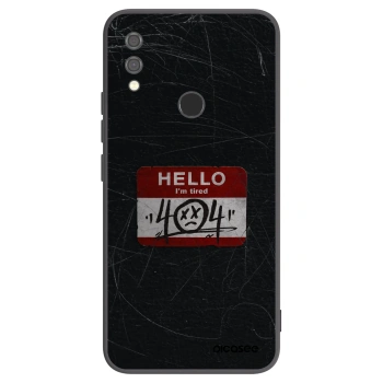 Picasee silikonový černý obal pro Xiaomi Redmi Note 7 - HELLO 404