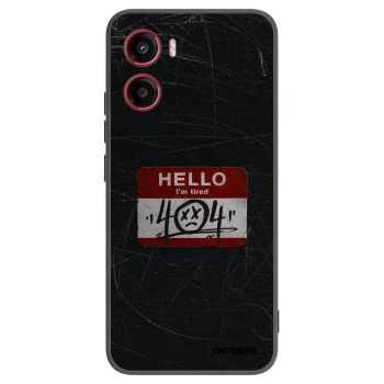 Picasee silikonový černý obal pro Motorola Moto G05 - HELLO 404
