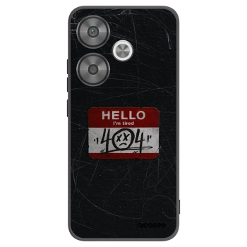 Picasee silikonový černý obal pro Xiaomi Poco F6 - HELLO 404